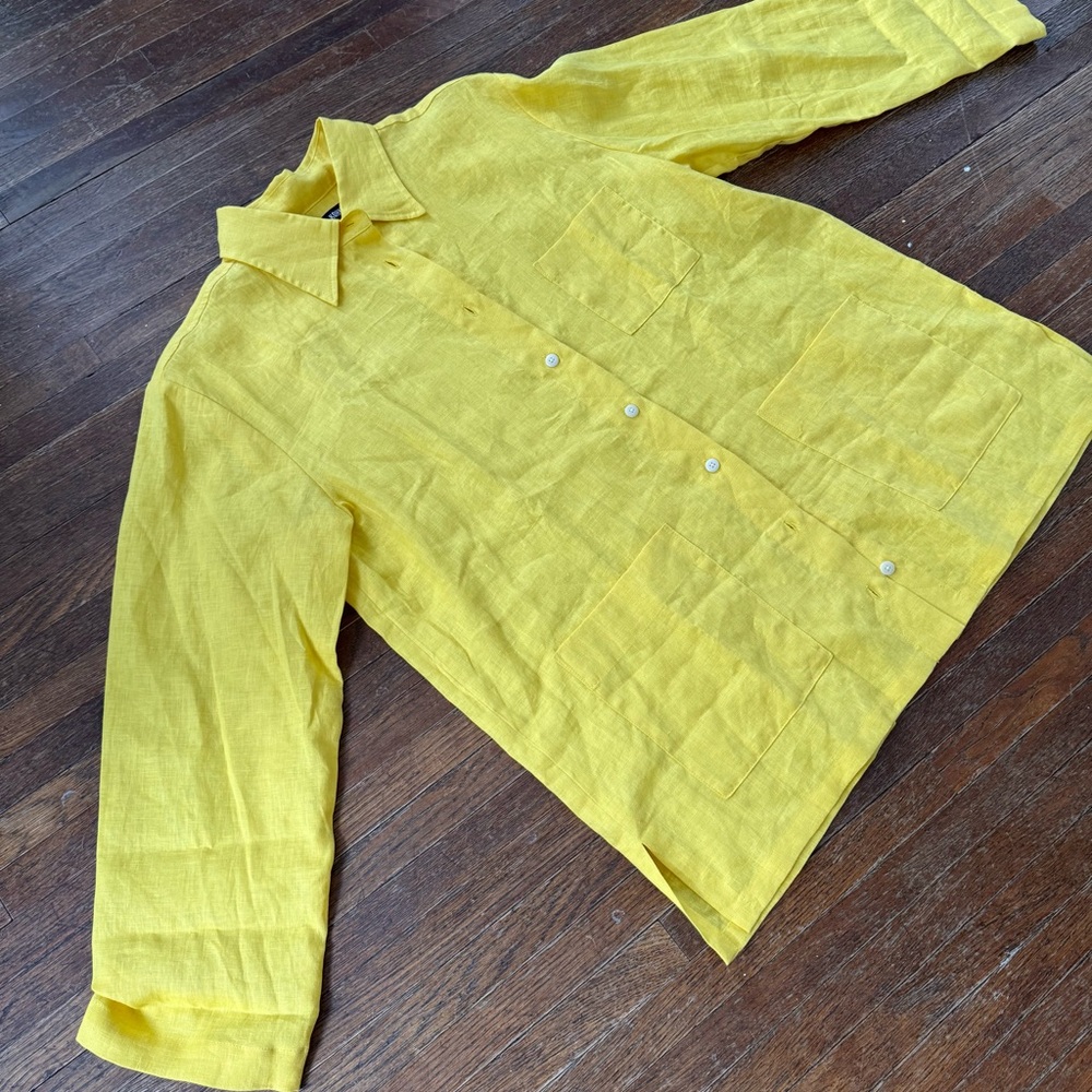 NWOT Ilana Kohn Linen Button Down